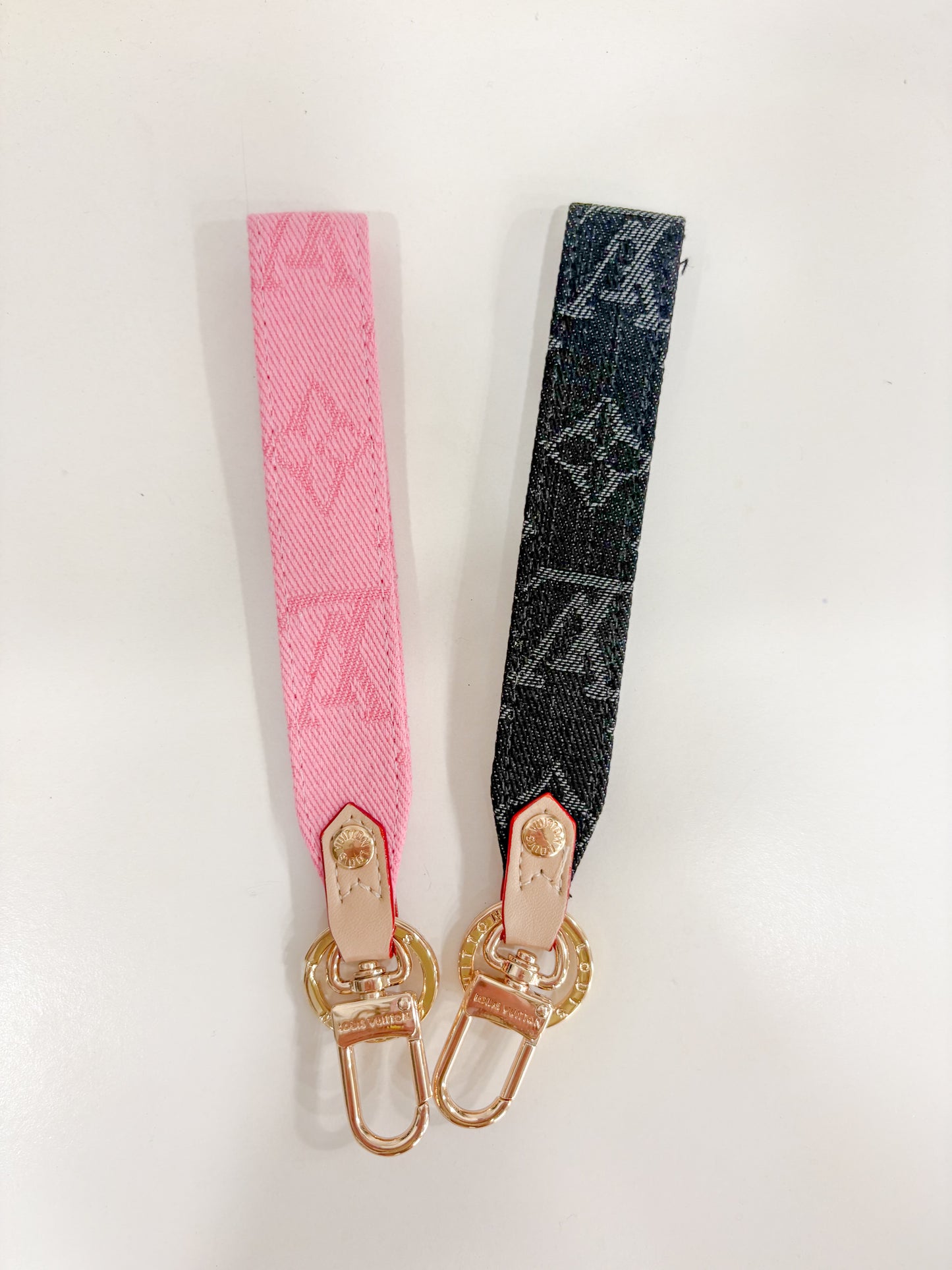 Denim girl keychain