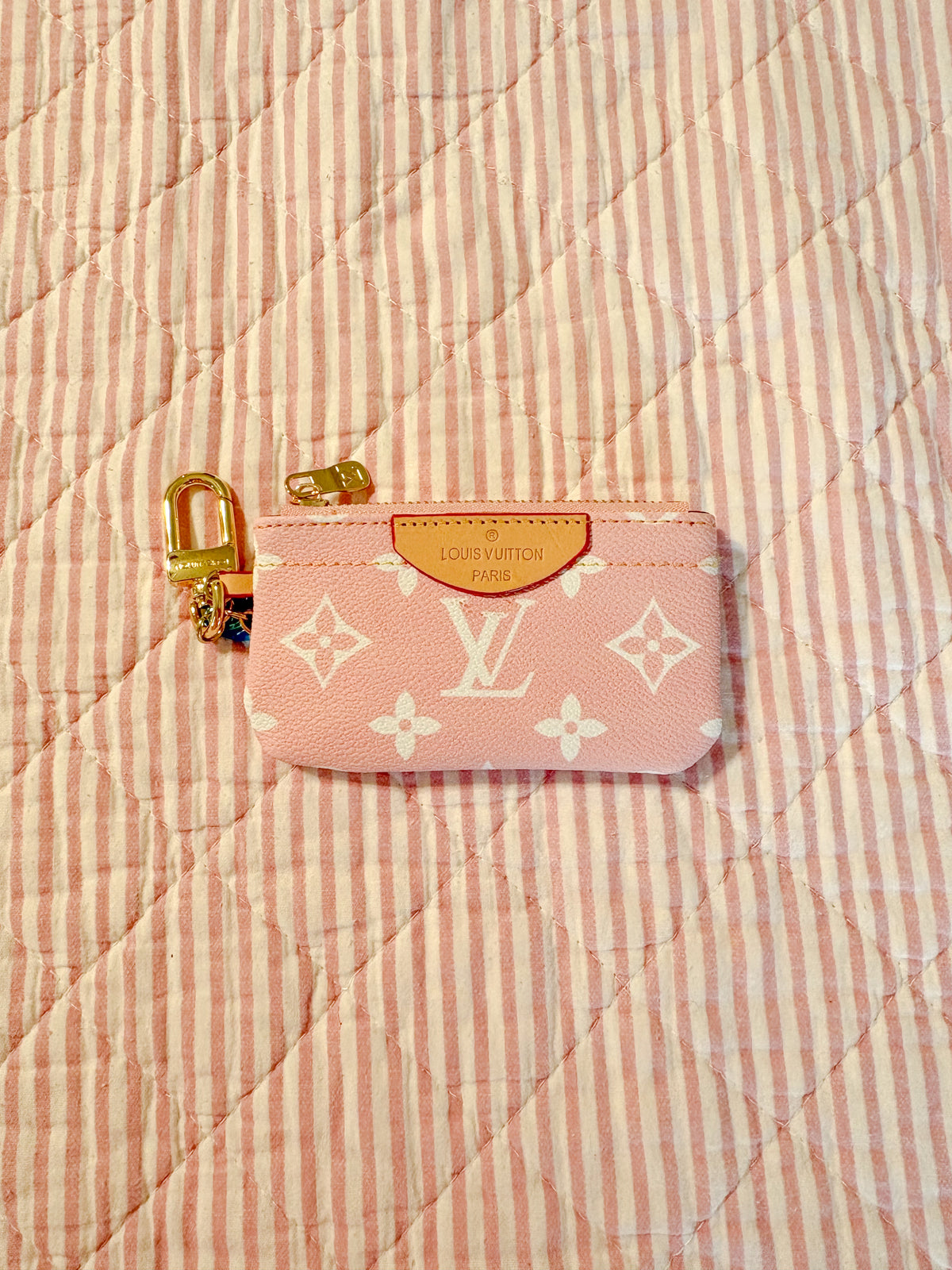 Everyday luxe pouch in pink