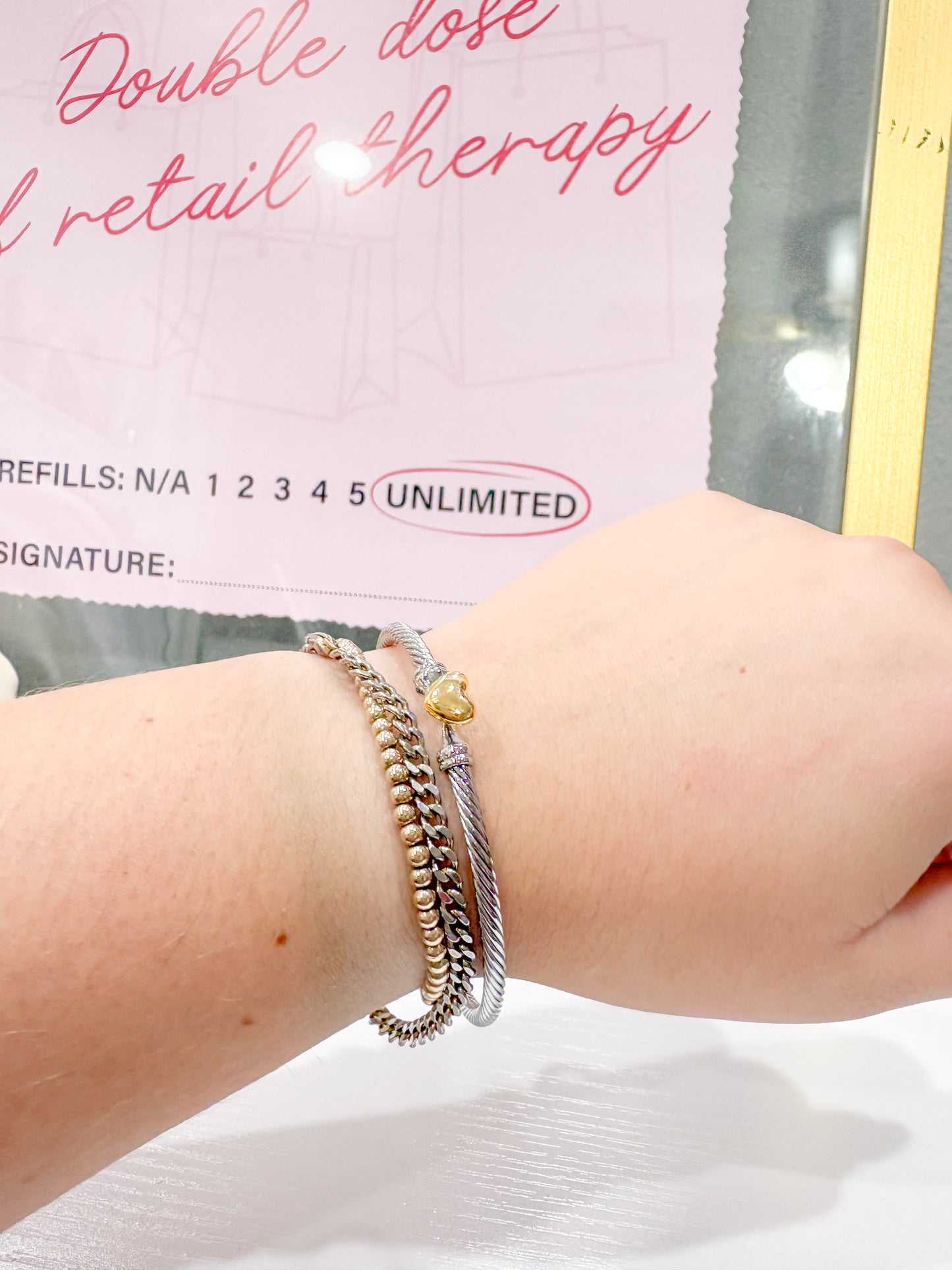 Demi Heart Bracelet