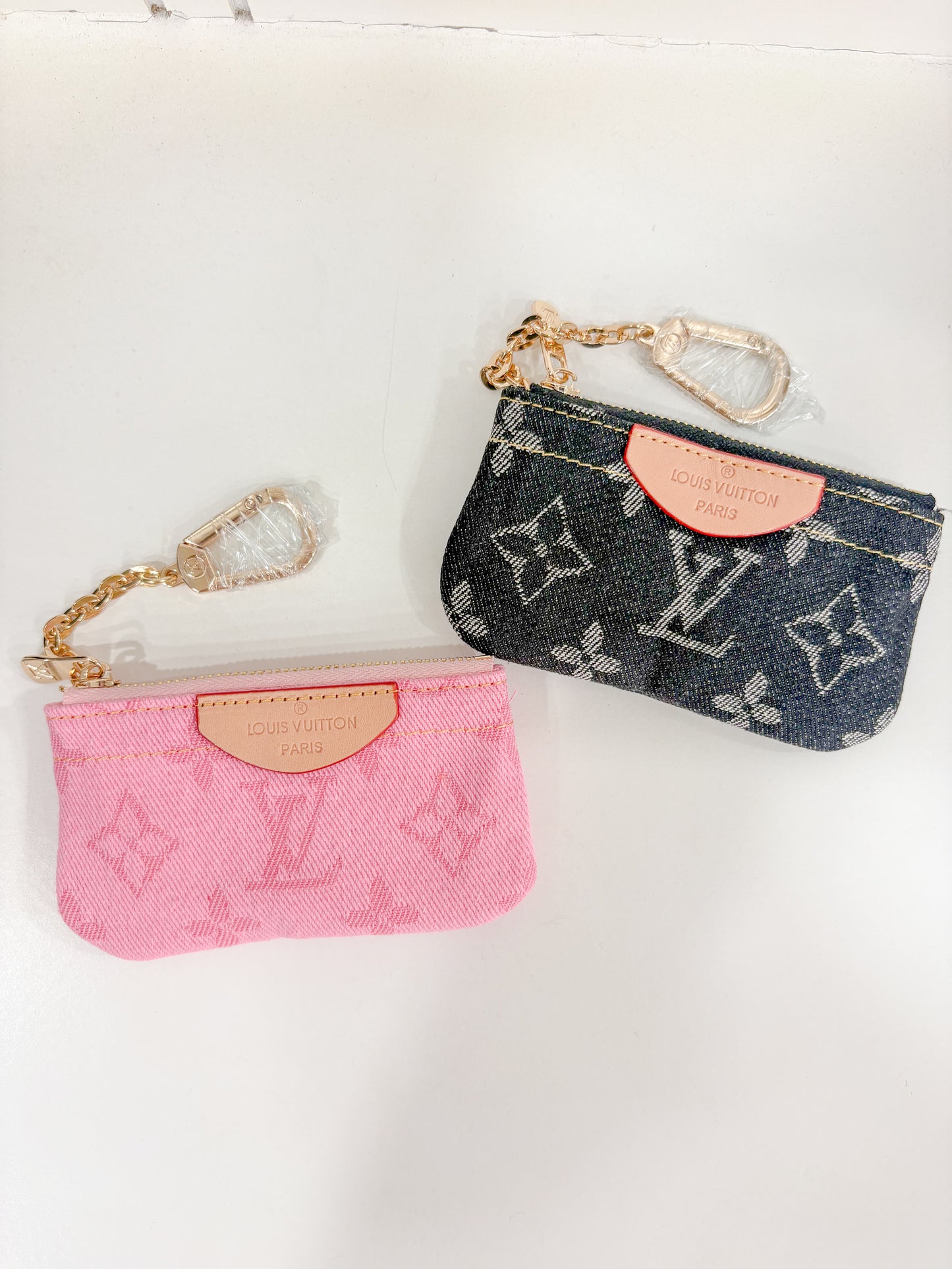 Denim girl coin pouch