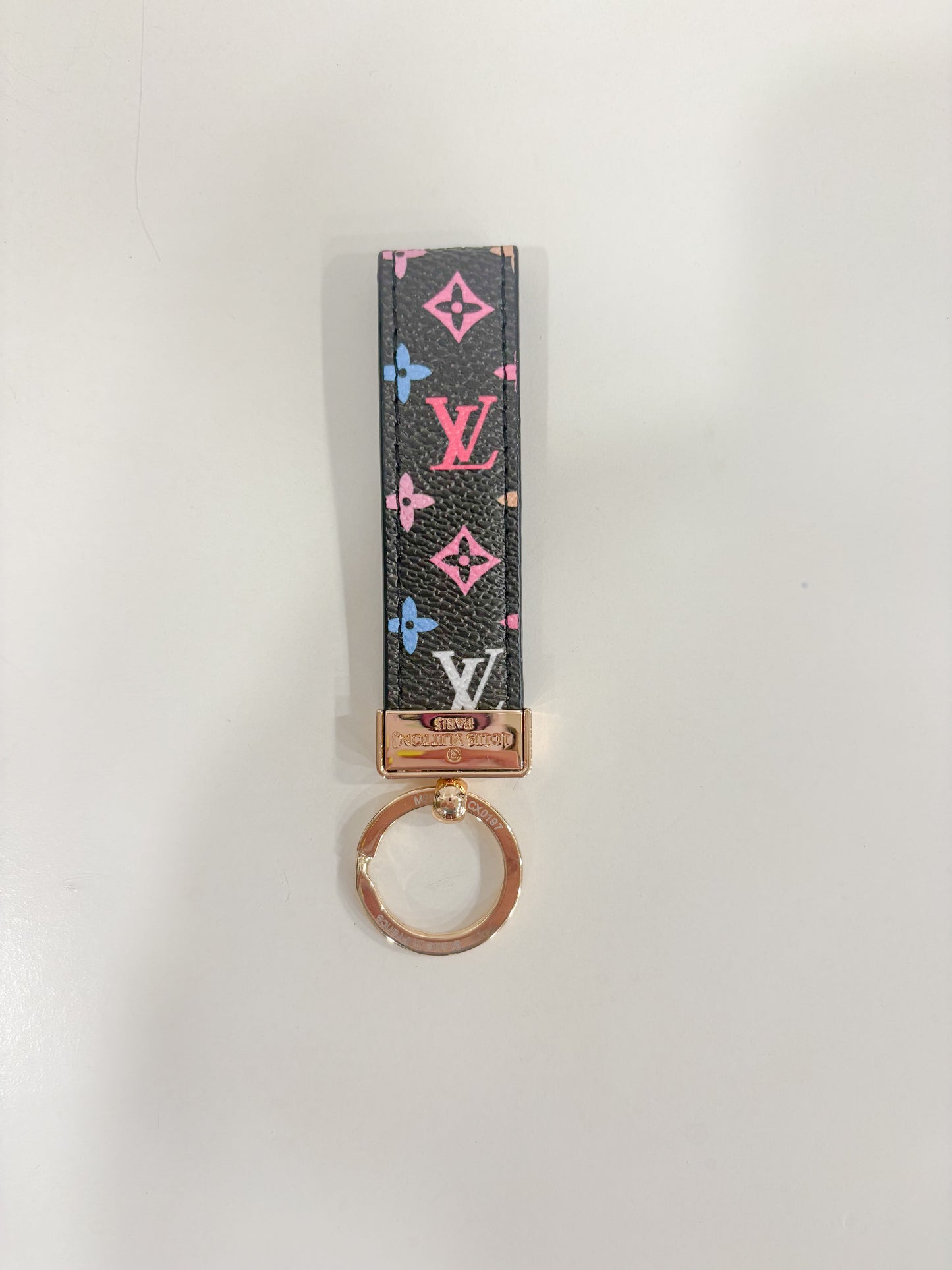 Colorful Luxe Wristlet in Black