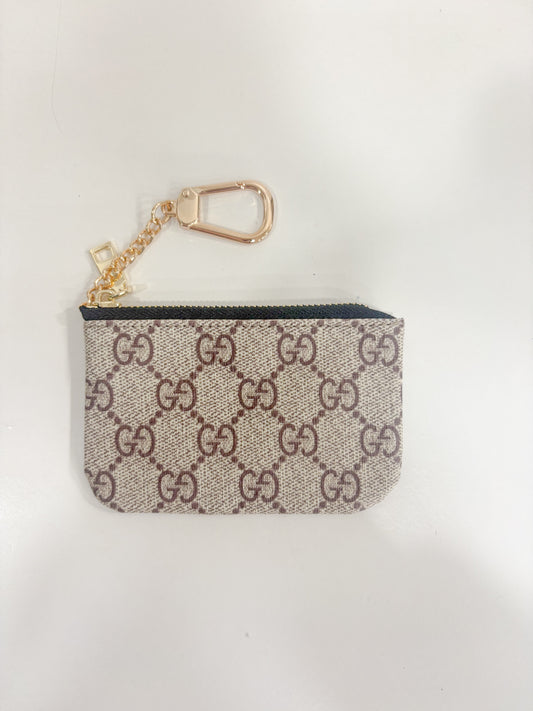 Good Girl Coin Pouch in Brown