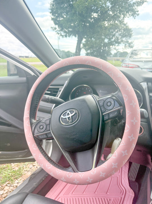Luxe steering wheel in pink